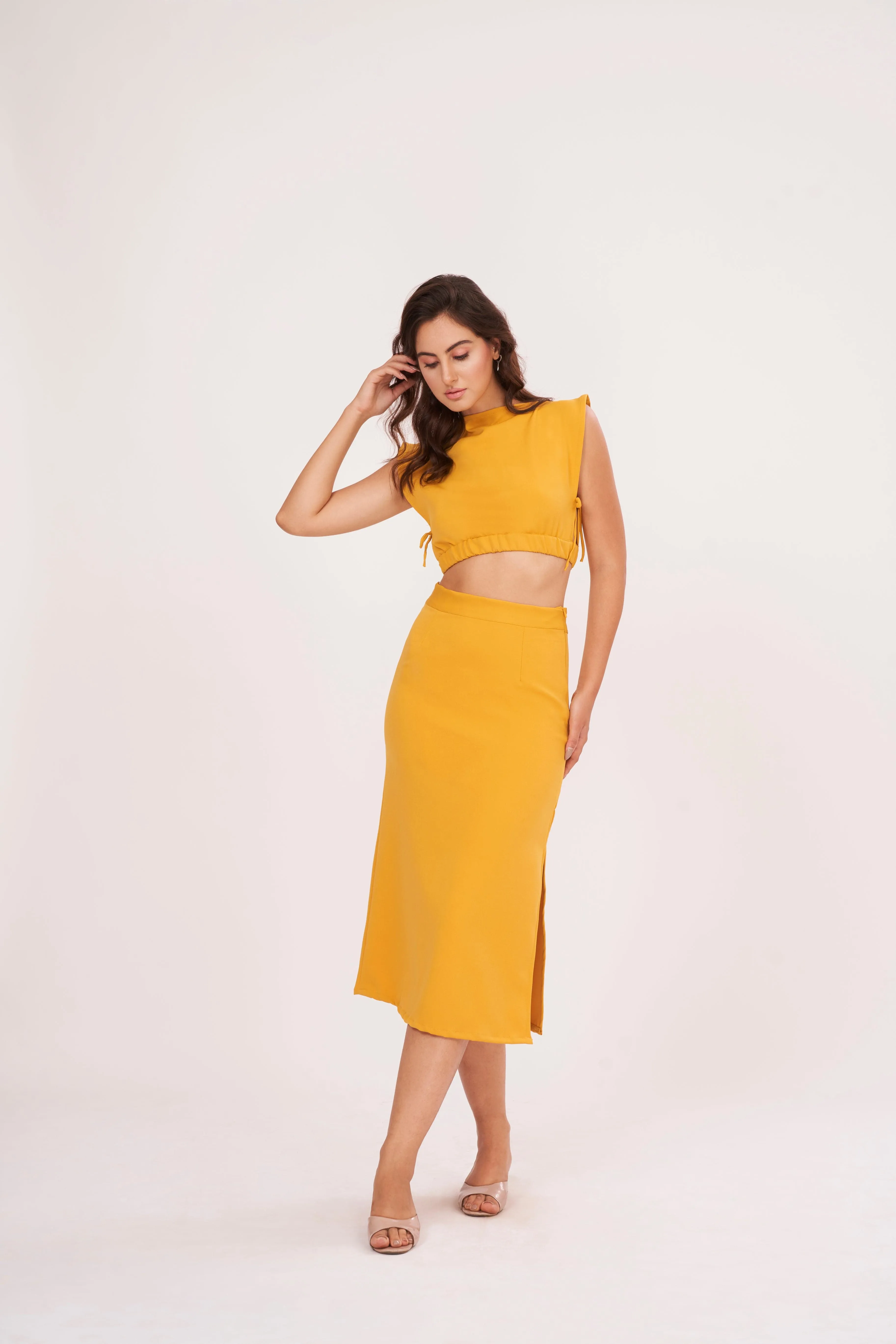 Magnificent Mustard Yellow Square Top