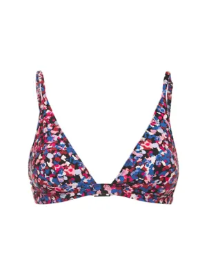 Marant Etoile   Niall printed triangle bikini top 
