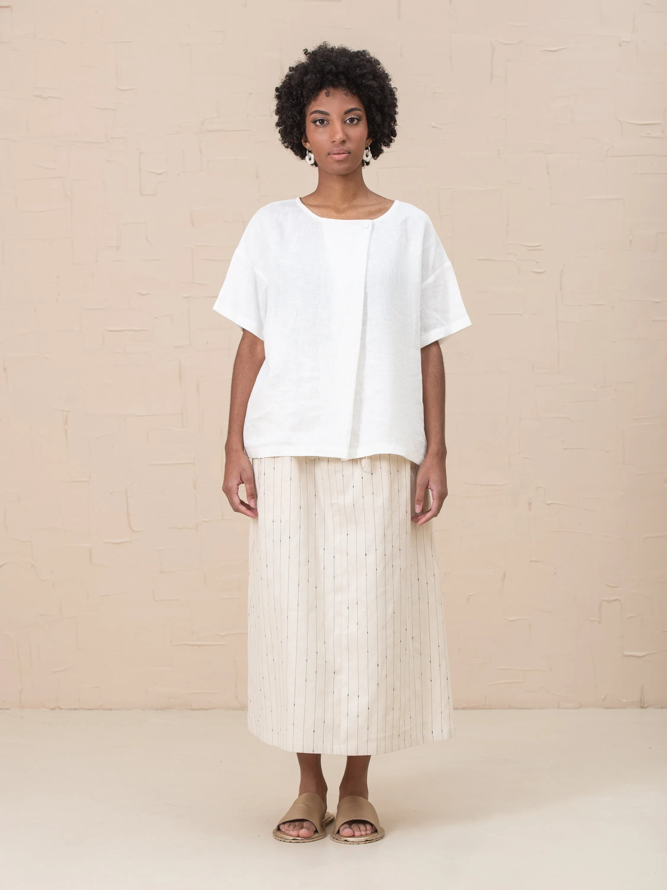 Marisa Cross Neckline Top
