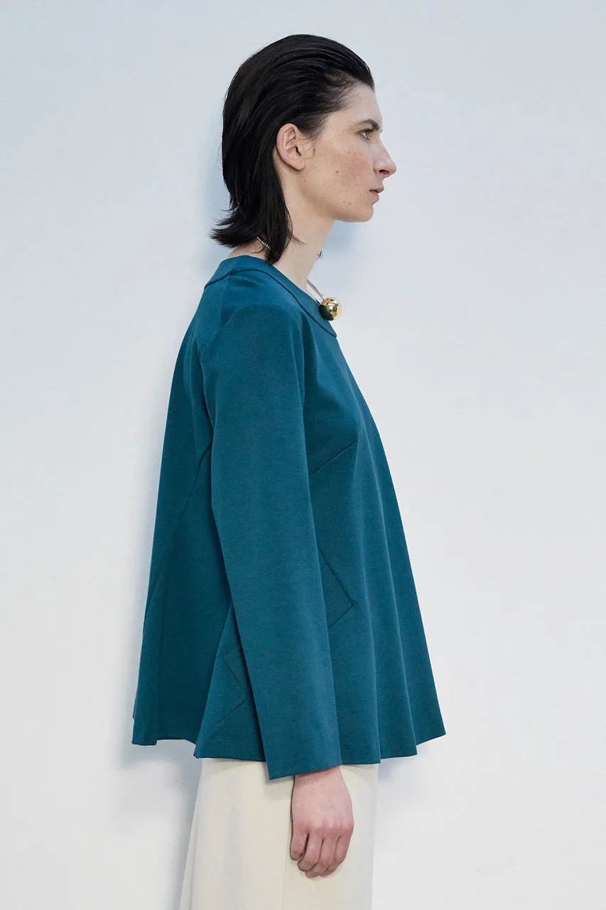 MEIMEIJ - LONG SLEEVE PONTE SWING TOP