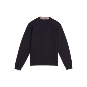 Men Mmk-Staylay-Ls Textured Crew Neck Jumper - Navy
