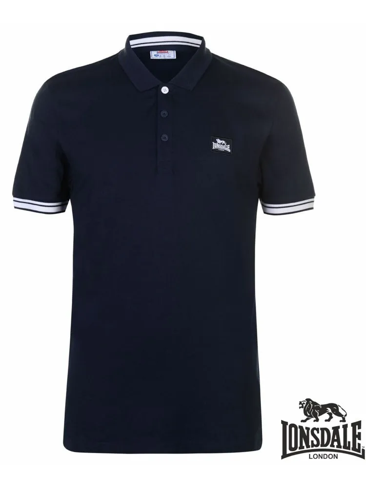 Mens Navy Blue casual sports Polo shirt