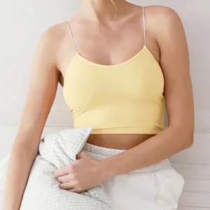 Micro Strap Cropped Cami