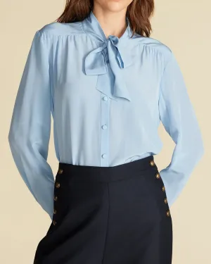 Milla Washable Silk Bow Blouse