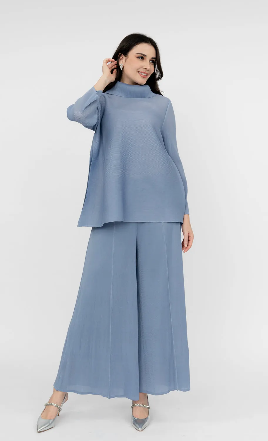 Miss Majestic Top in Cerulean Blue