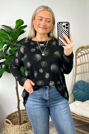 Modern Attraction Geo Print Relaxed Top - FINAL SALE