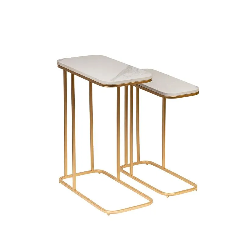 Modern Gold Side Nesting Table