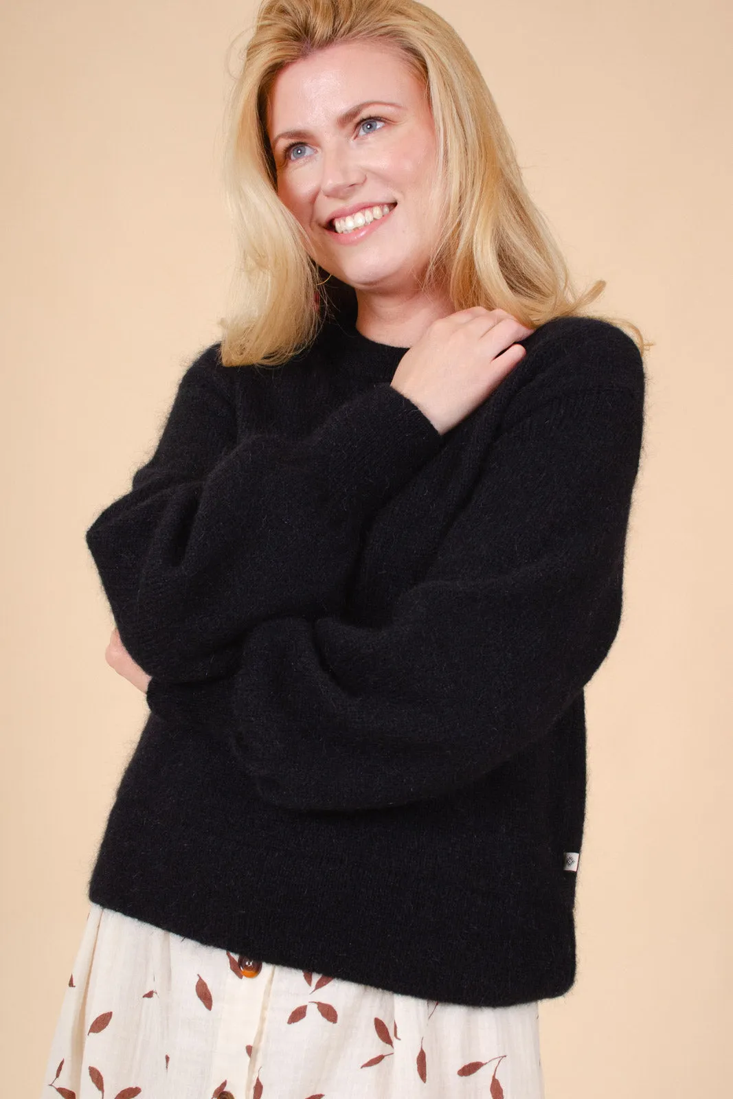 Mohair Jumper, Black