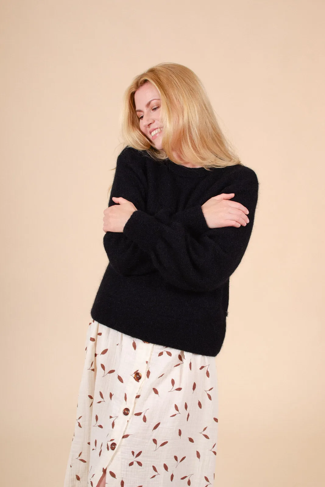 Mohair Jumper, Black