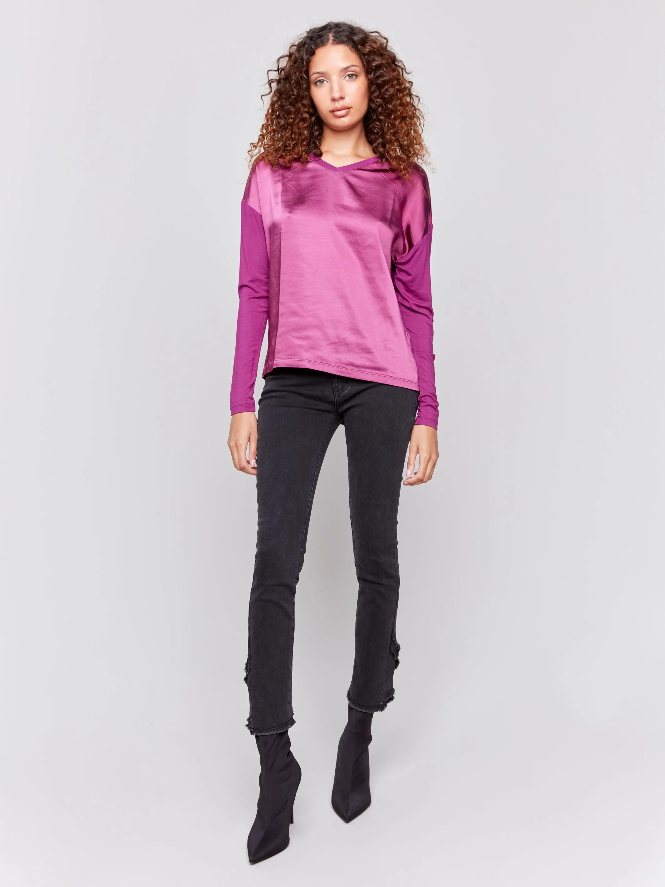 Mulberry Satin Top