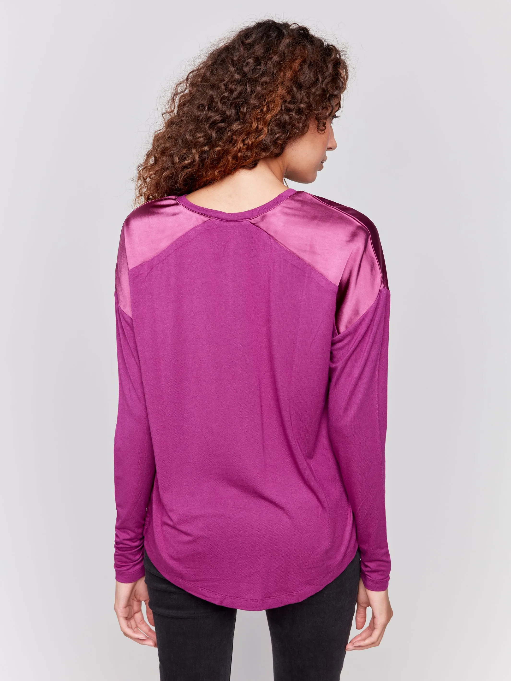 Mulberry Satin Top