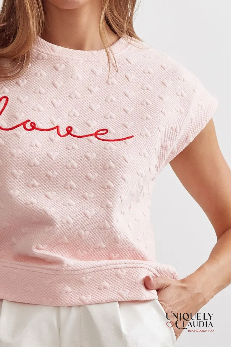 My Love Cap Sleeve Top