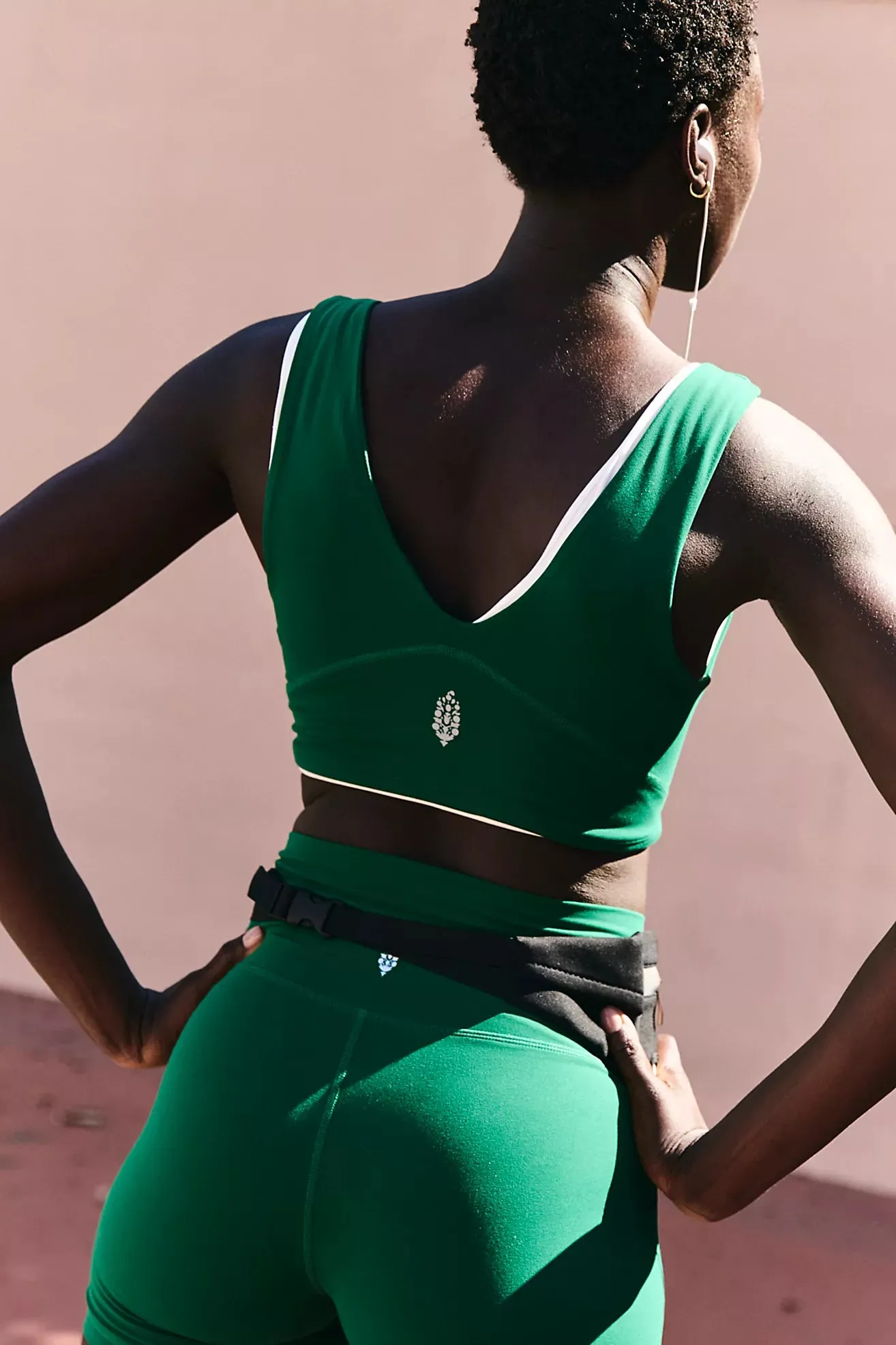 Never Better Crop Cami-Green