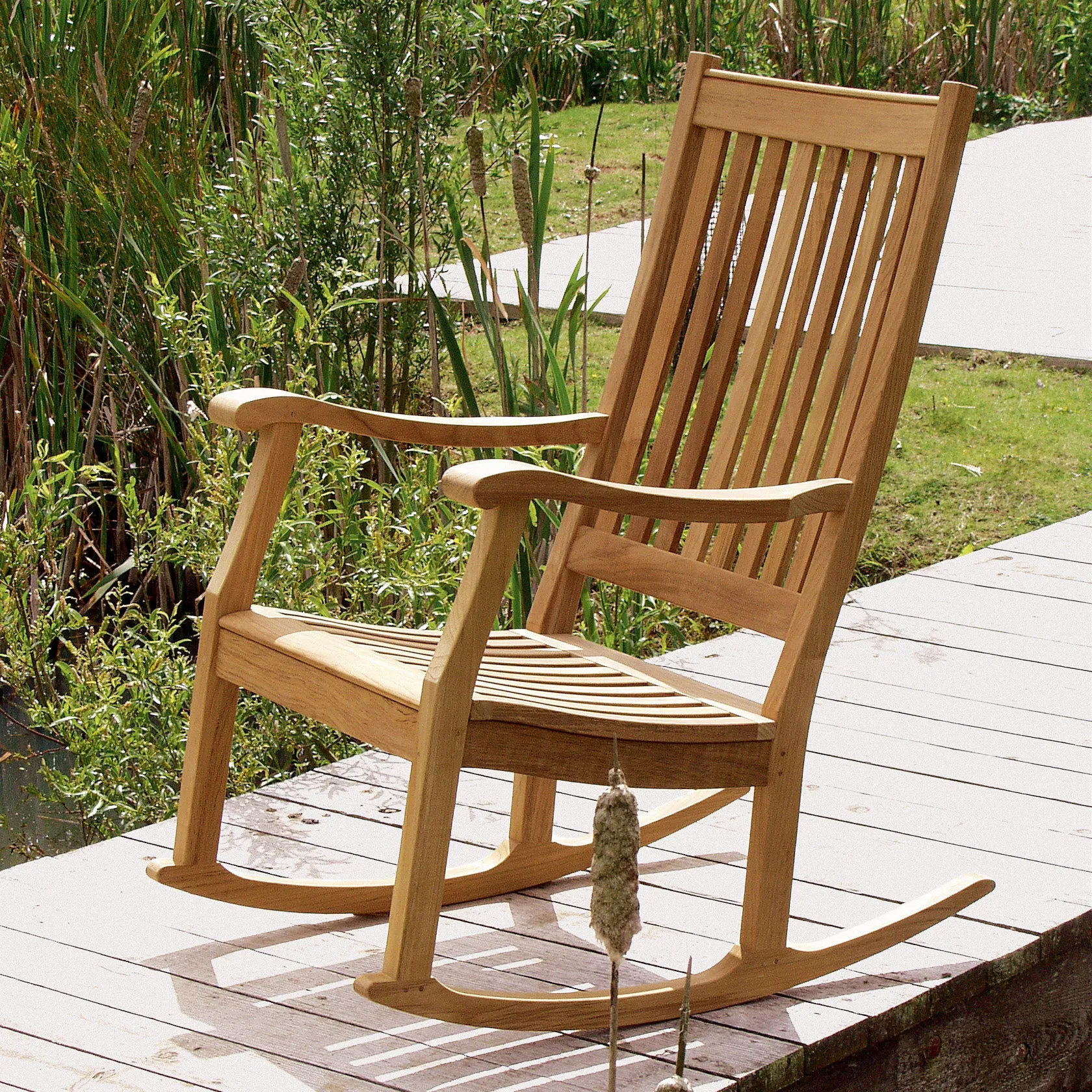 Newport Teak Rocking Chair