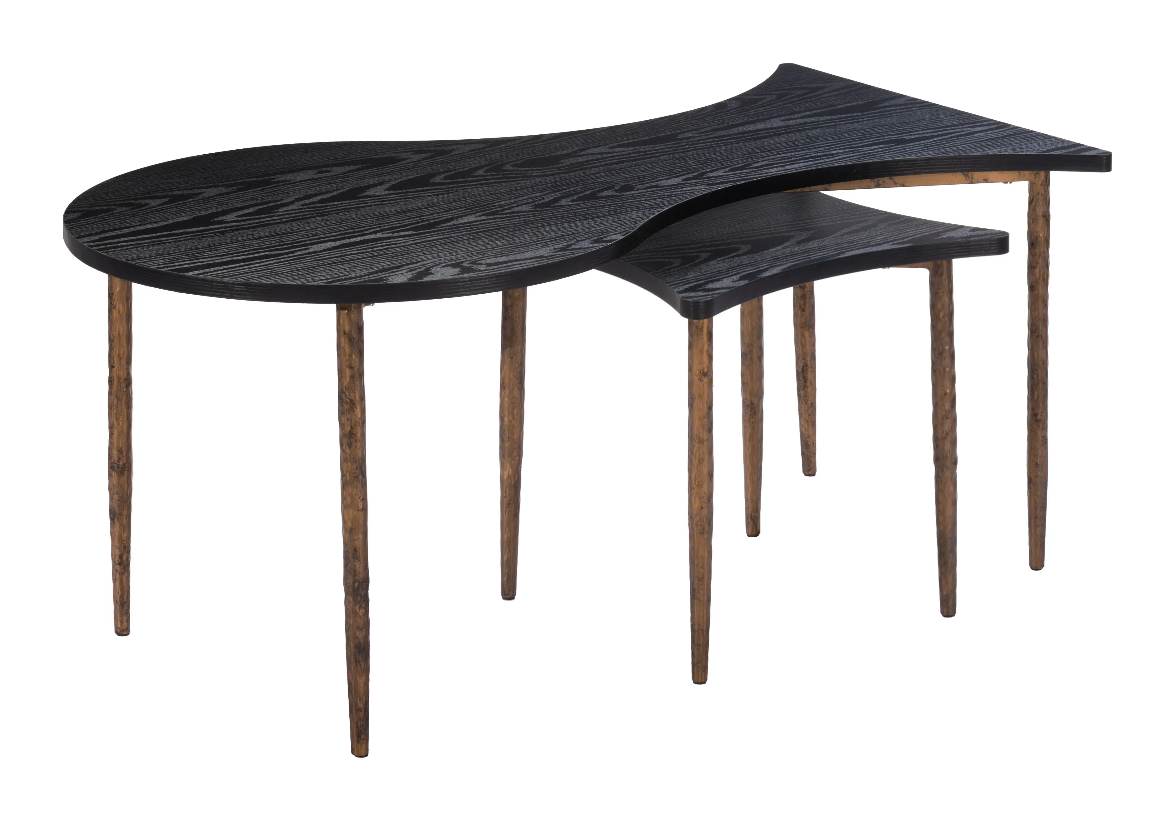 Norden Coffee Table Set Black & Bronze