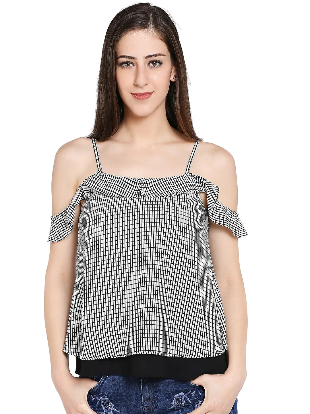 Off Shoulder Printed Top