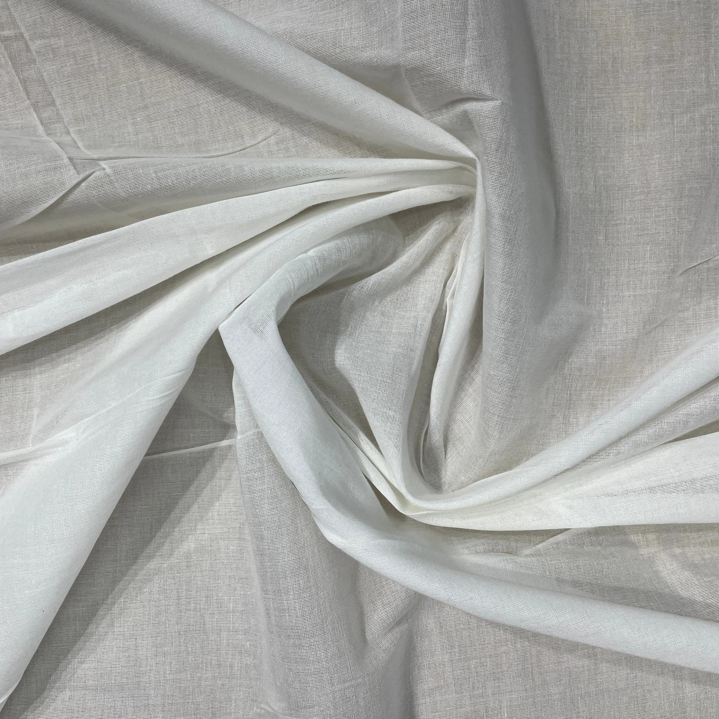 Off White 60s/92x78-48" Dyeable Modal Birla Fabric
