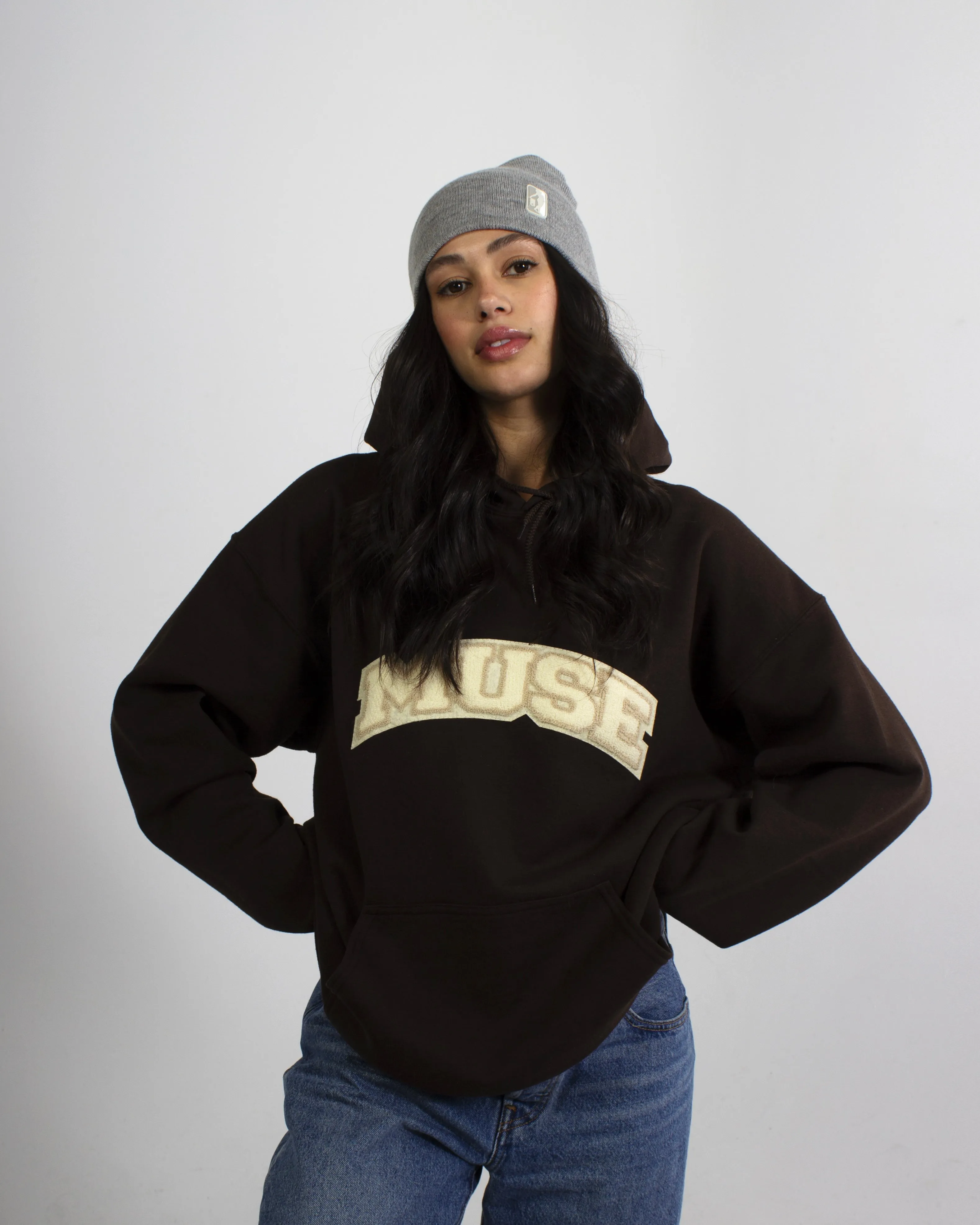 OG Chenille Hoodie - Brown Oyster