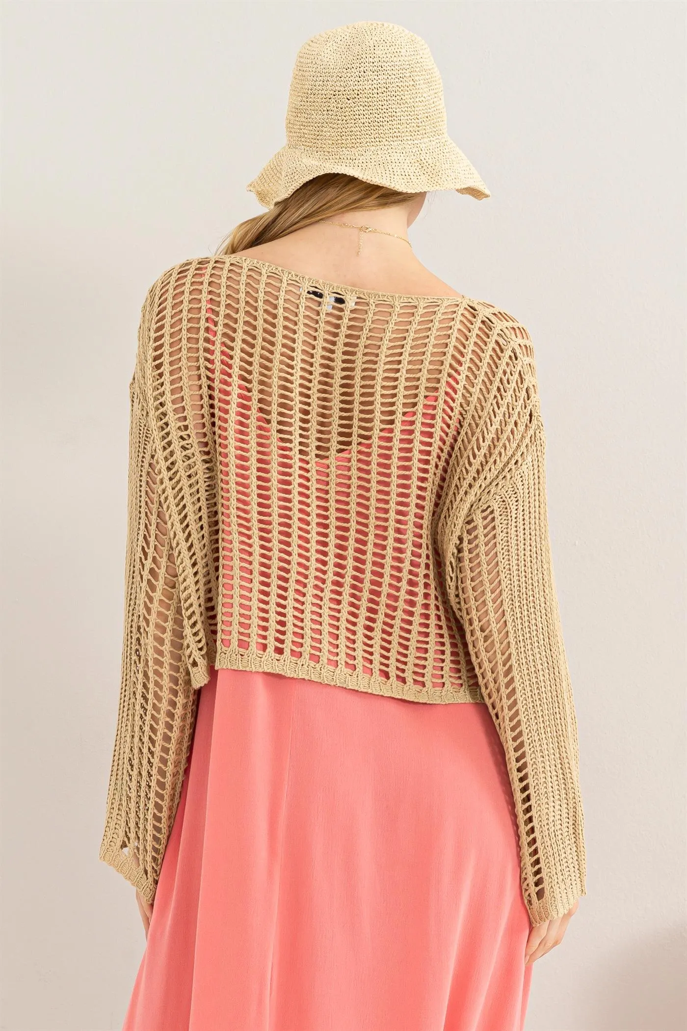 Open Stitch Crochet Top