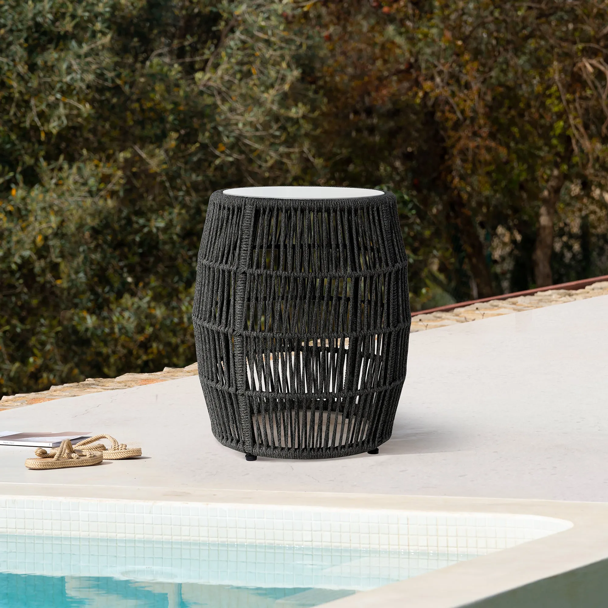 Opus Indoor & Outdoor Garden Stool End Table