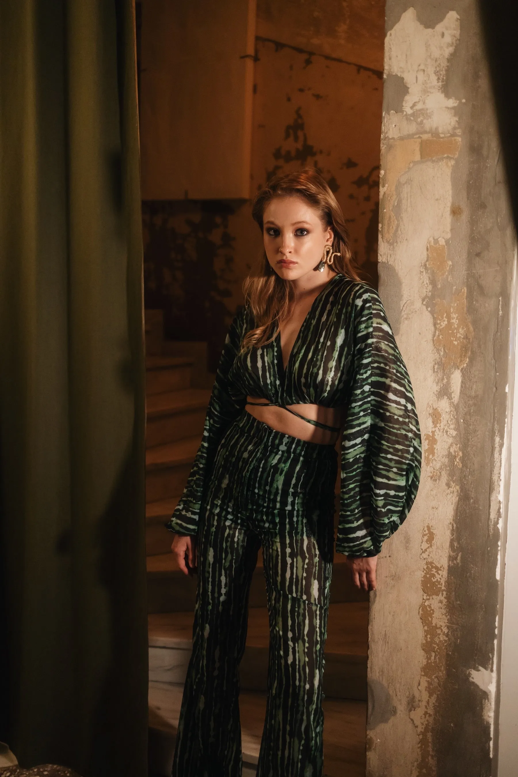 Orfeo wrap top