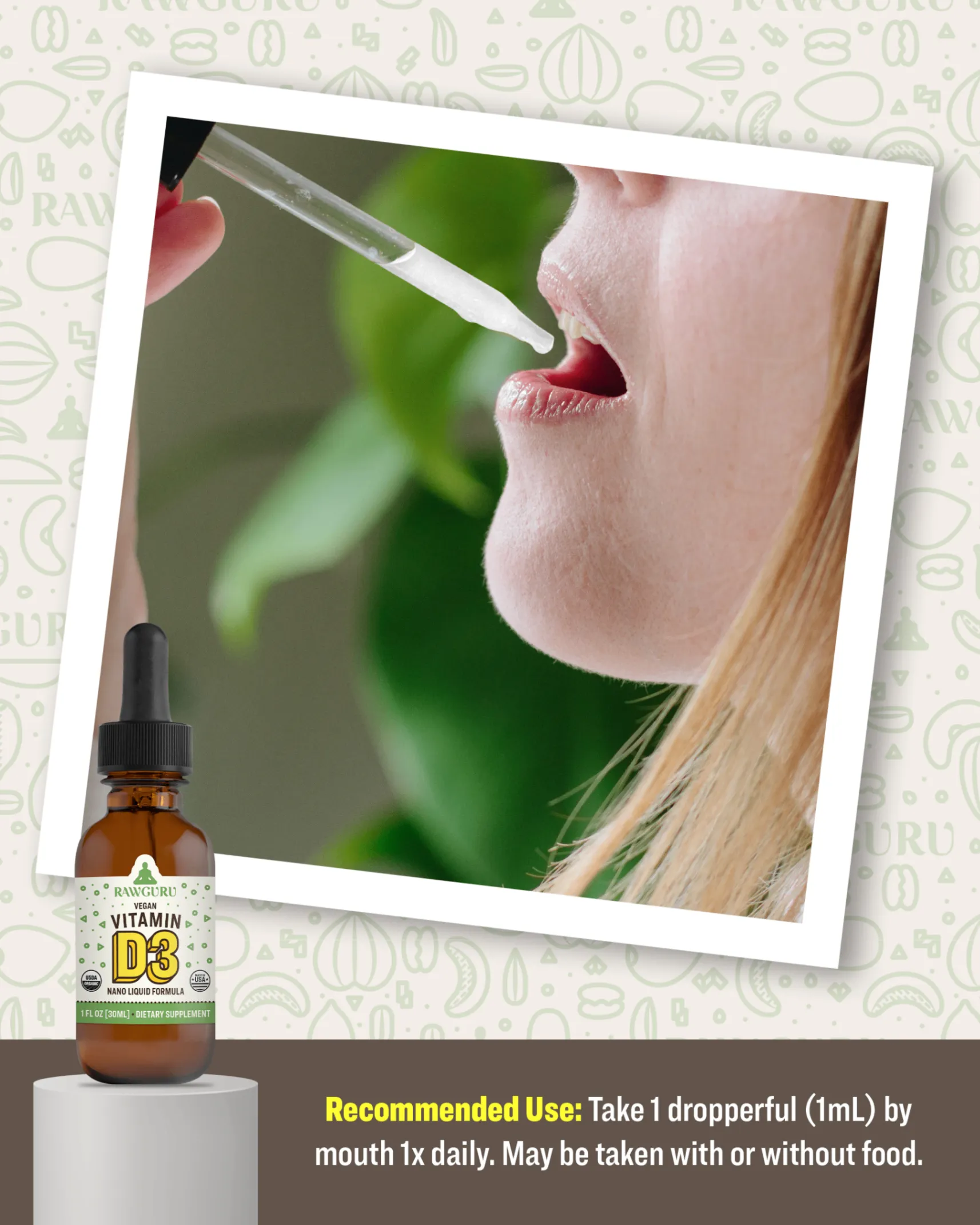 Organic Nano Vitamin D3 Tincture