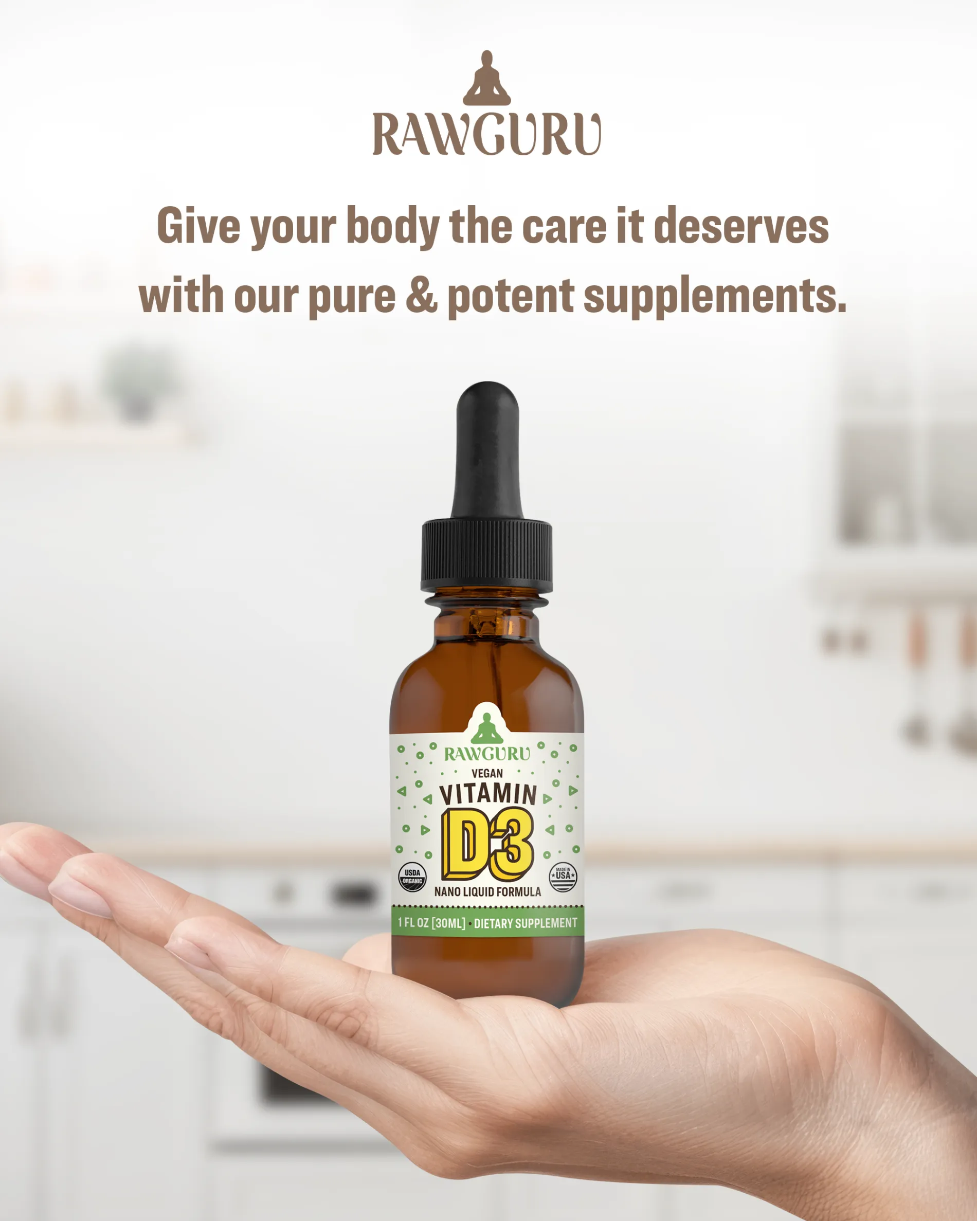 Organic Nano Vitamin D3 Tincture