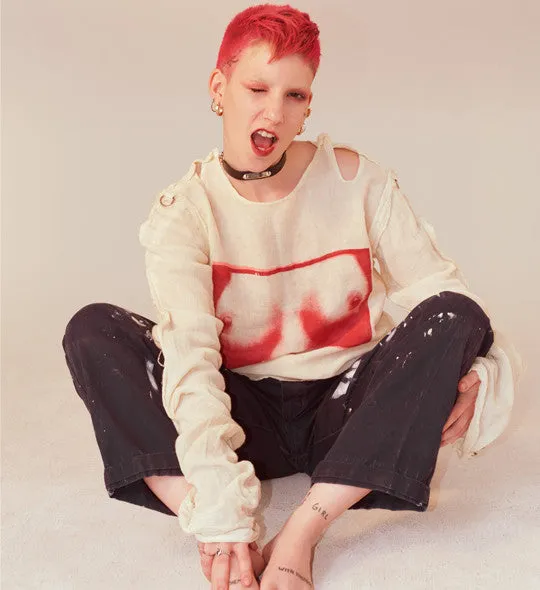 Original Seditionaries Tits Muslin Shirt by Vivienne Westwood