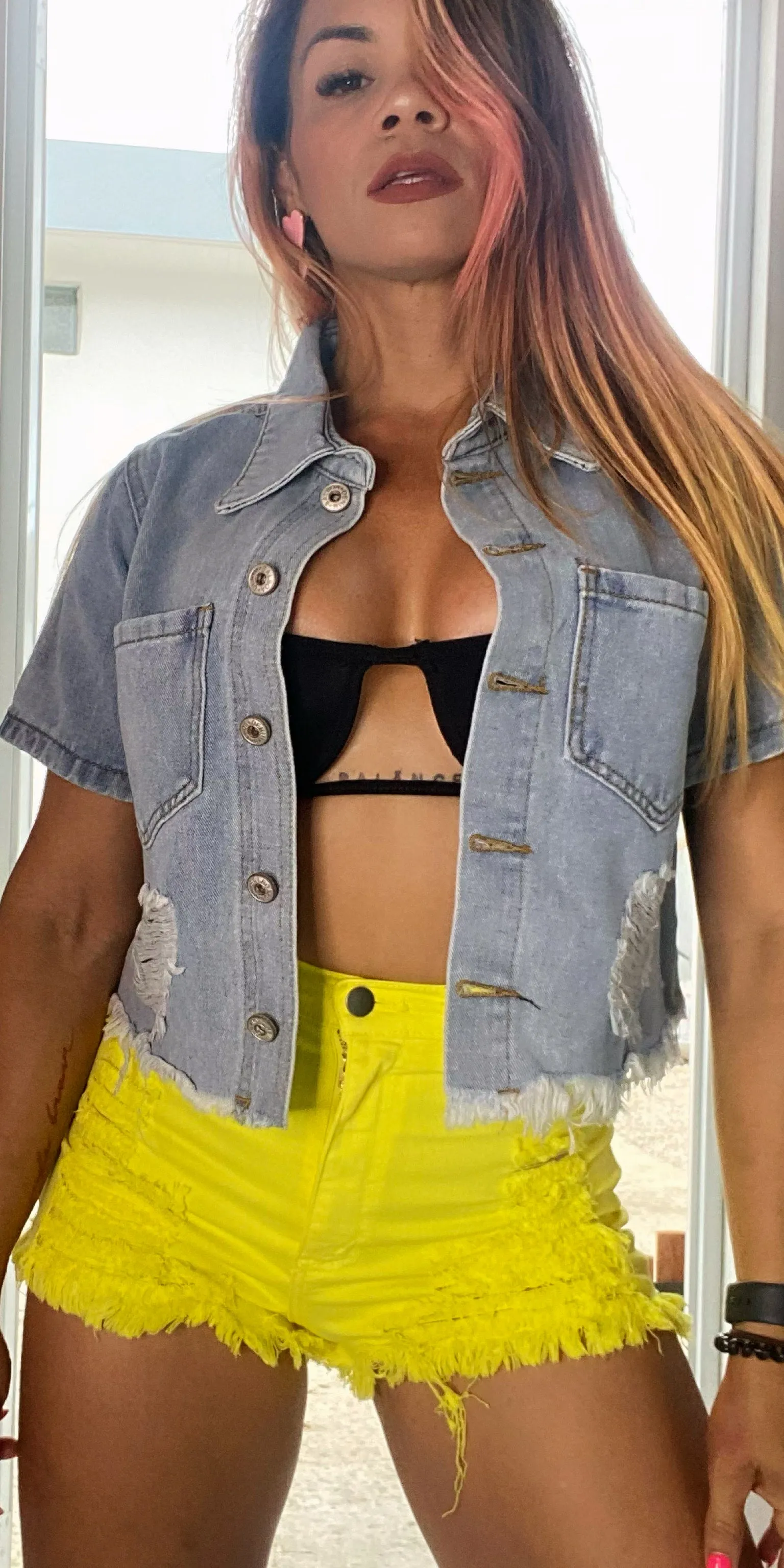 Out Today Denim Top