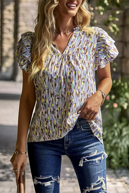 Painter's Muse Ruffled Blouse