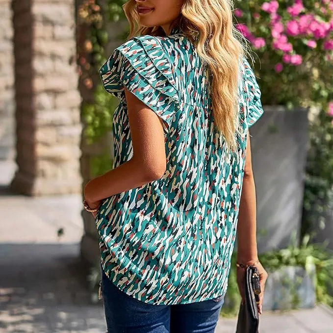 Painter's Muse Ruffled Blouse