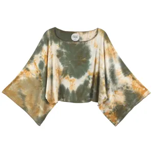 Paisley Tie Dye Pullover Top - Octillo