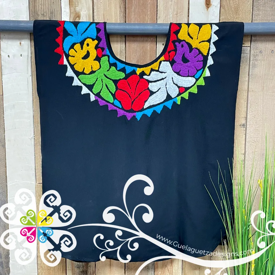 Pajaros Embroider Top - Blusa Sencilla
