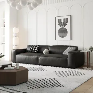 Perdue Faux Leather Sofa