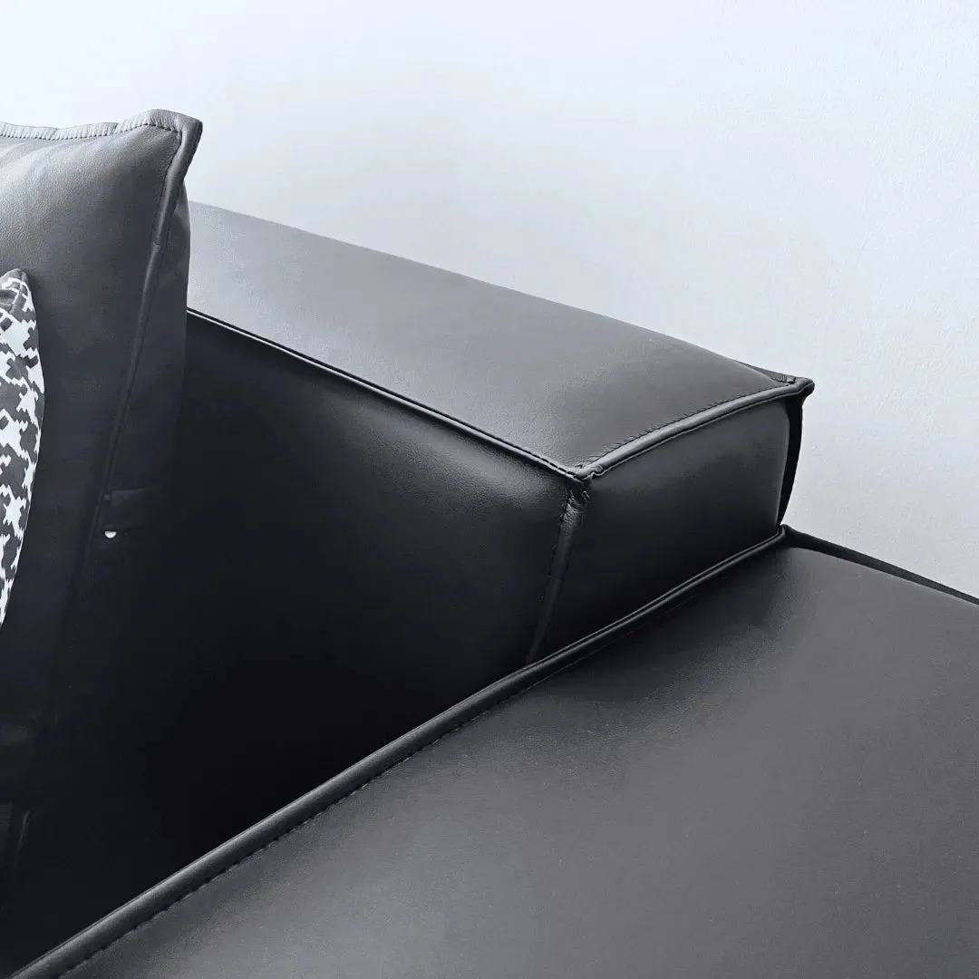 Perdue Faux Leather Sofa