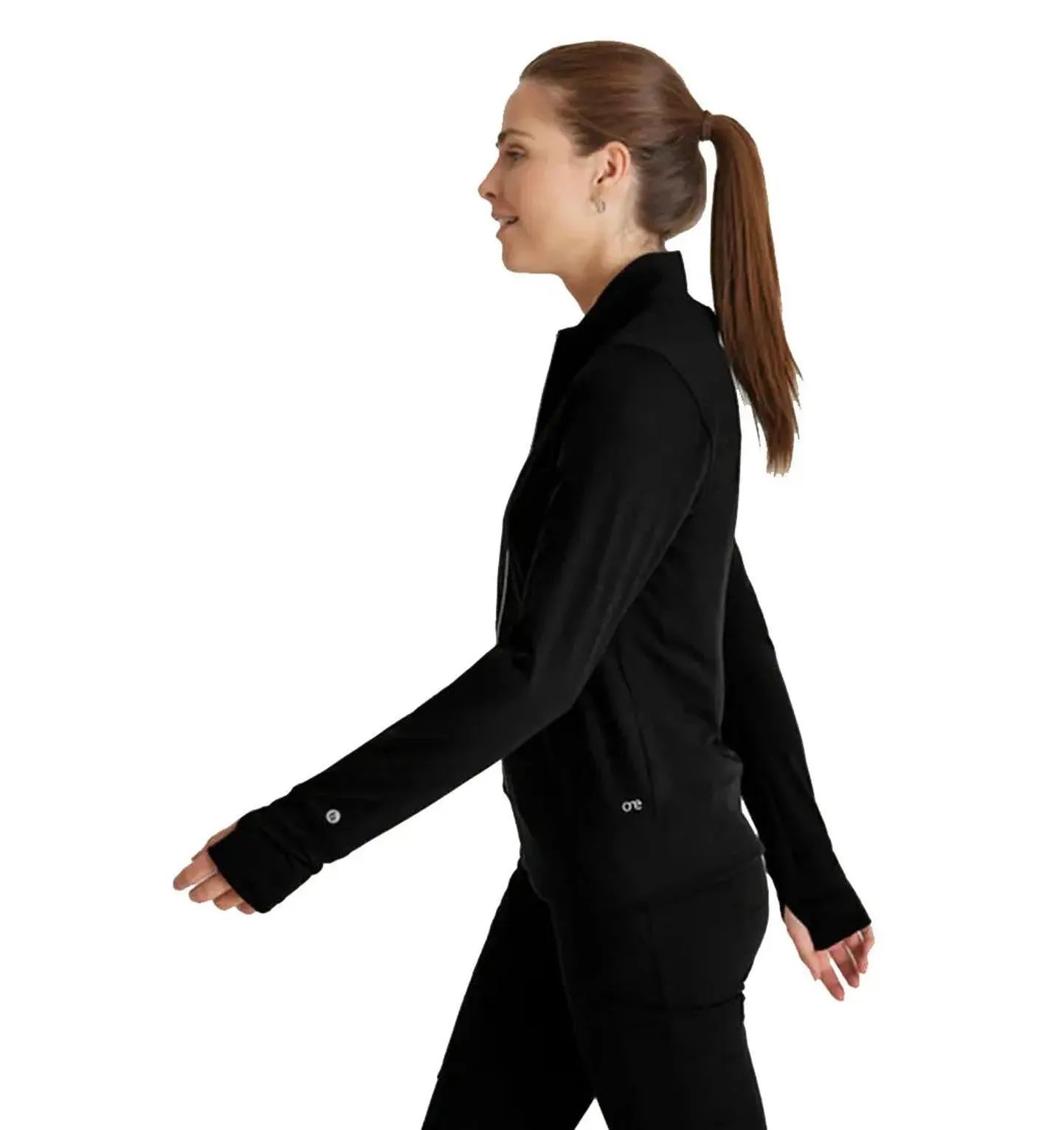 Performance Knit by Barco Arena Kangaroo Pocket Warm-Up Scrub Jacket