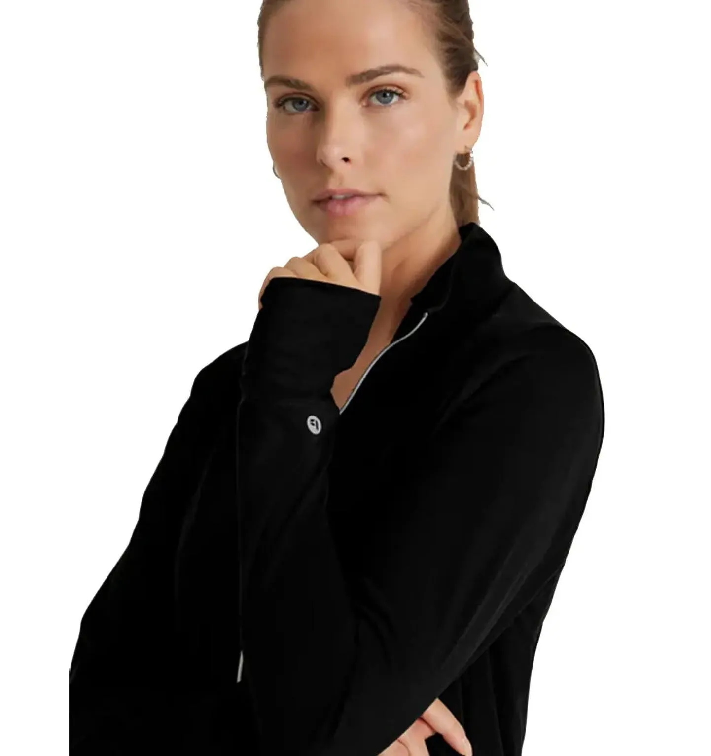 Performance Knit by Barco Arena Kangaroo Pocket Warm-Up Scrub Jacket
