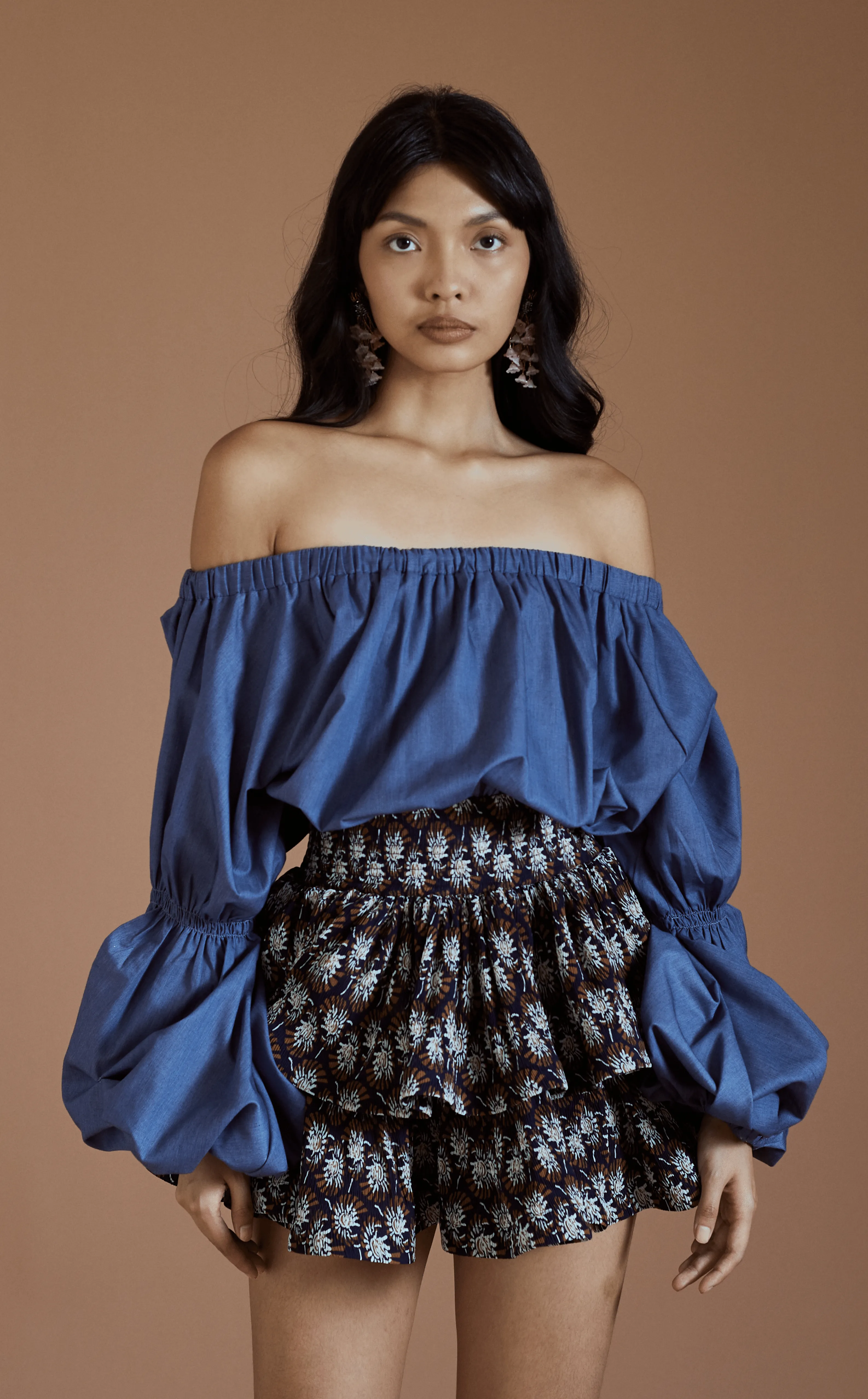 PERLA TOP - BLUE
