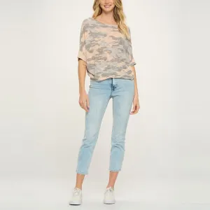 Pink Camo Coastal Top