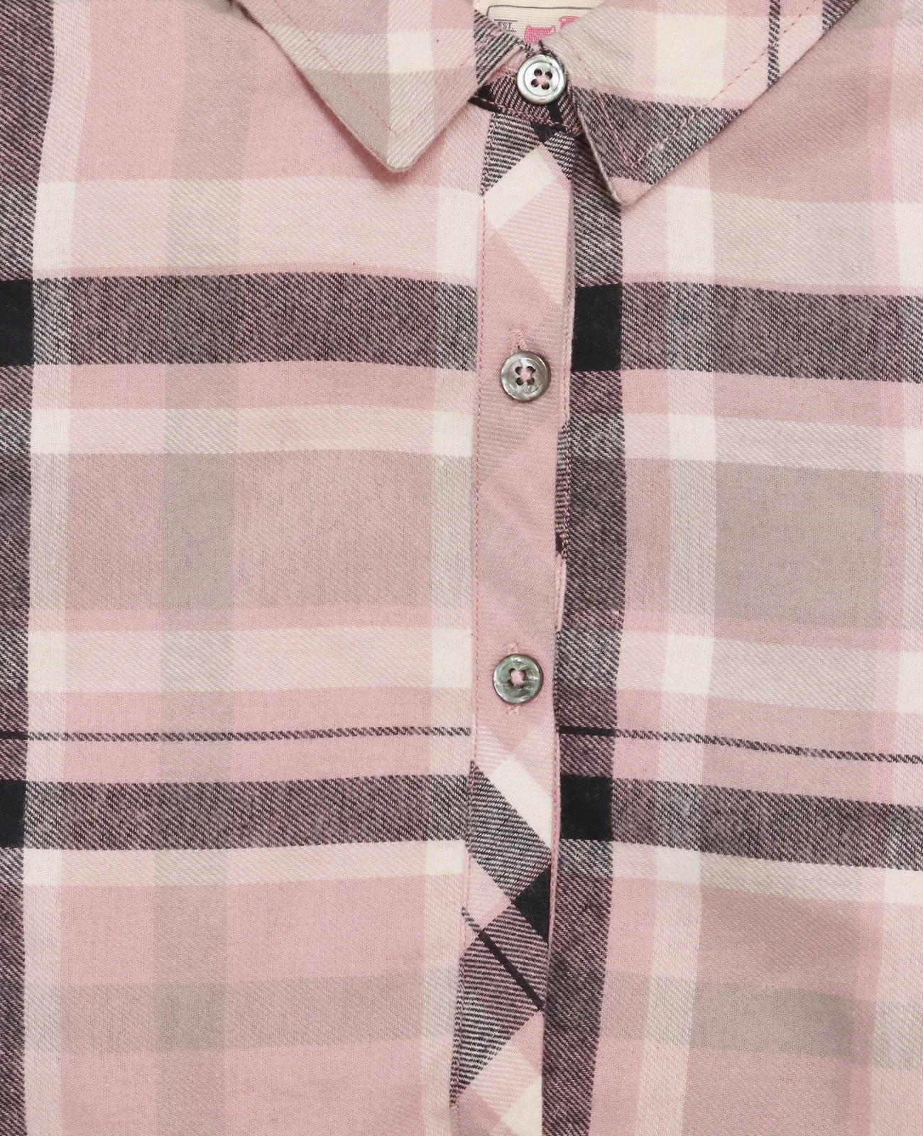 Pink Collar Tunic Top