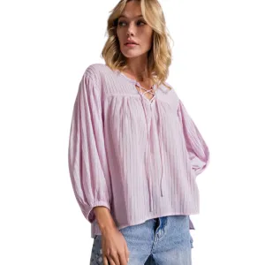 Pleated Loose Fit Top