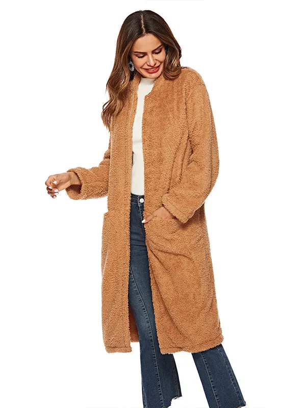 Plush Brown Coat