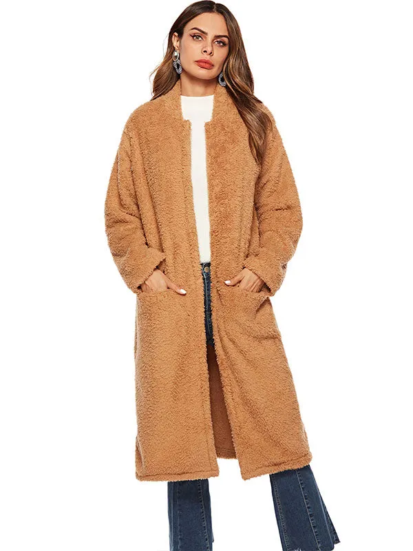 Plush Brown Coat