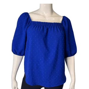 Poppin Puff Sleeve Boat Neck Top