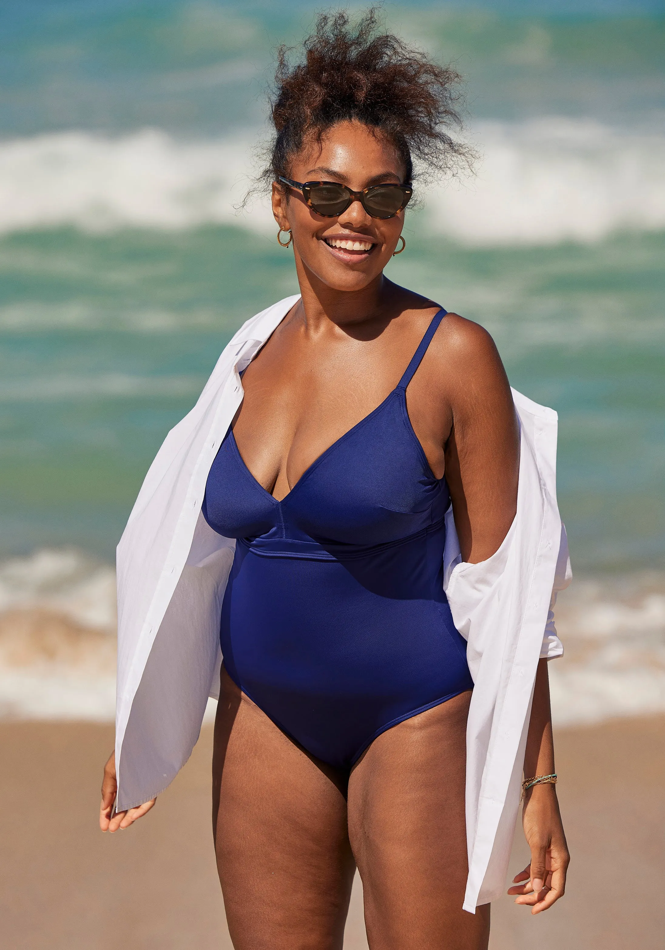 Postpartum One-Piece Compression Swimsuit
