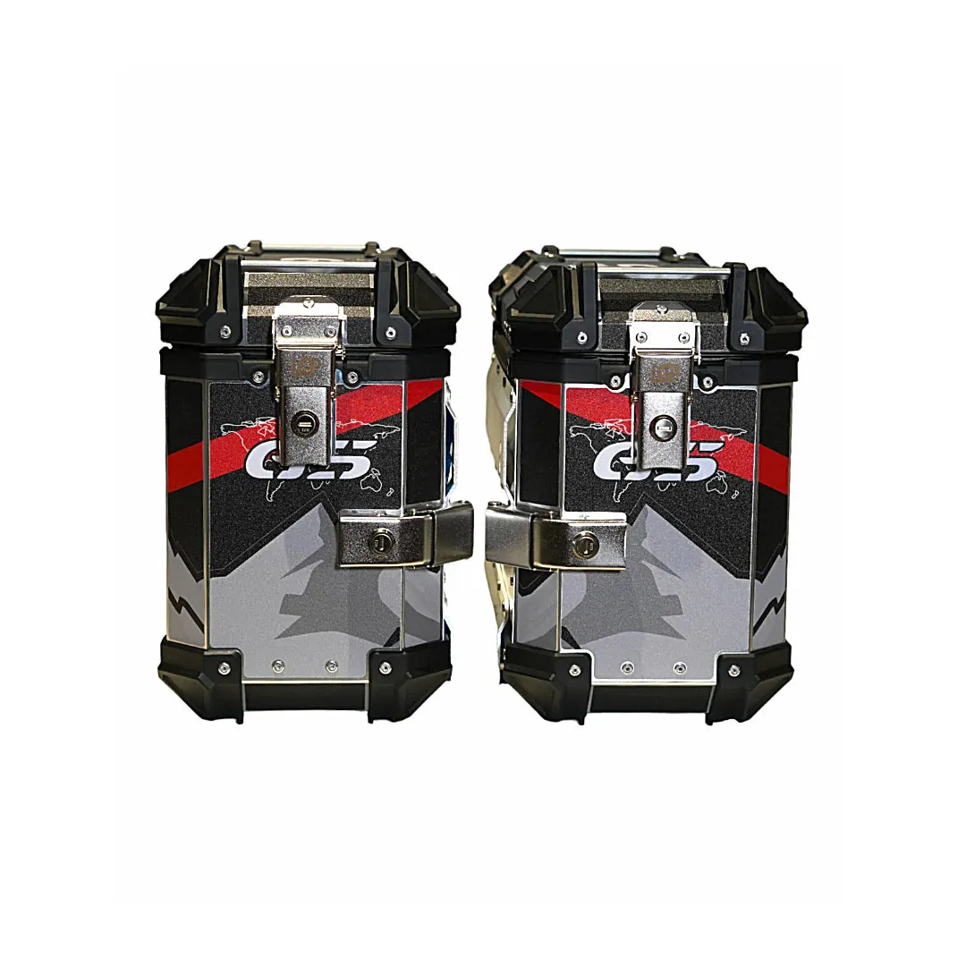 Premium Aluminium Graphics 38L Panniers