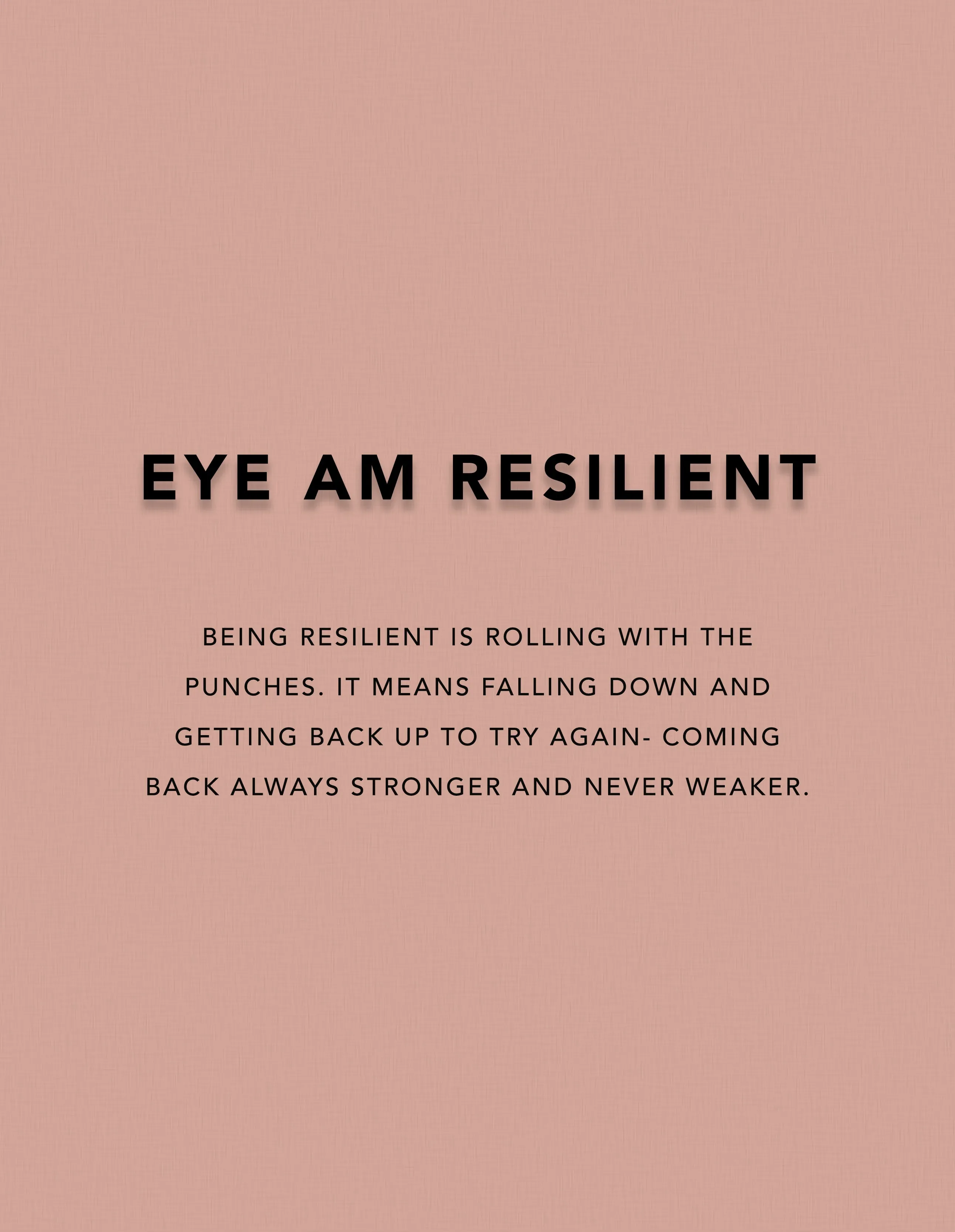 "Eye am Resilient" Metallic Bronze Eyeliner