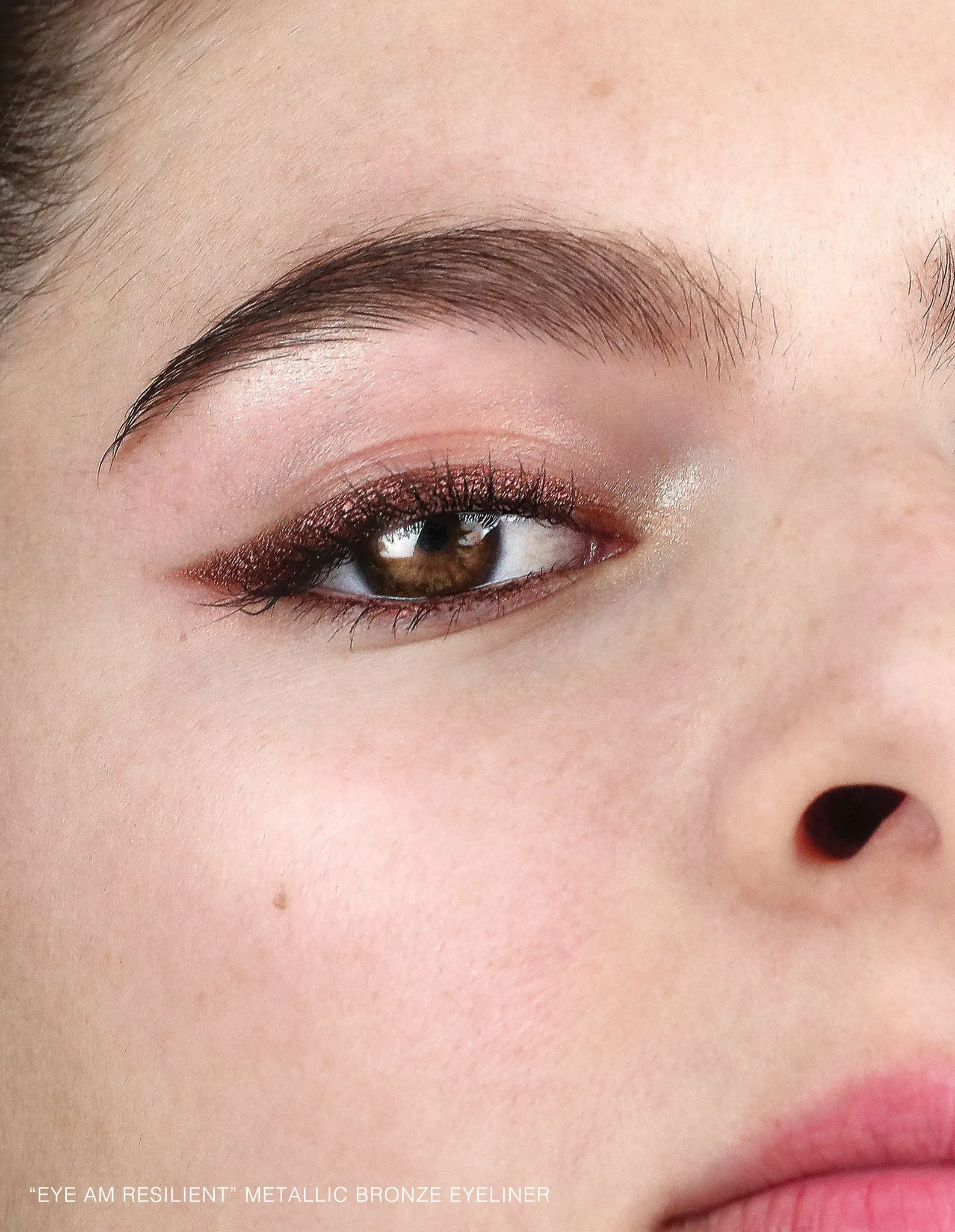 "Eye am Resilient" Metallic Bronze Eyeliner