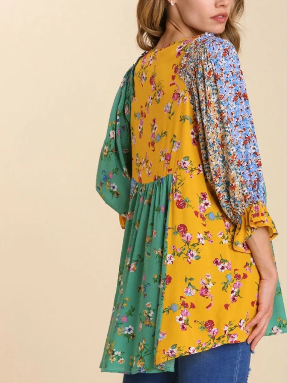 Raven Top - Green Mix