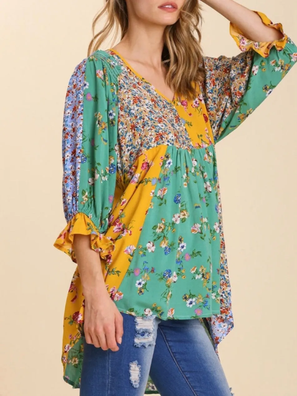 Raven Top - Green Mix